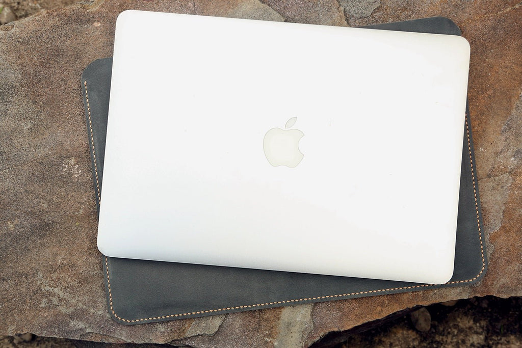 Macbook pro air leather sleeve case