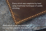 Mens rustic distressed genuine leather macbook pro case portfolio