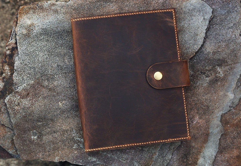 personalized leather binder