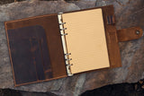 A5 leather planner