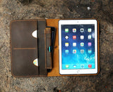 leather designer iPad cases