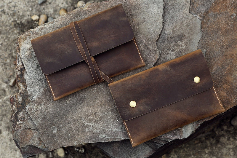 Handcrafted leather ipad mini 6 4 5 case with pencil holder – DMleather