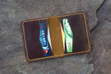 leather men card wallet