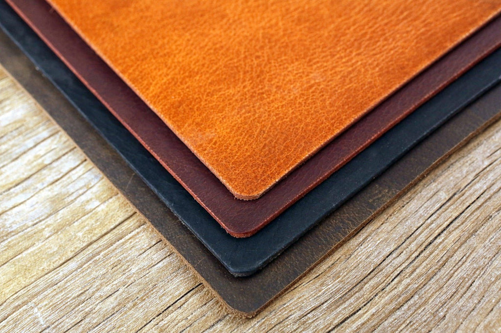 personalized full grain leather desk pad blotter – DMleather
