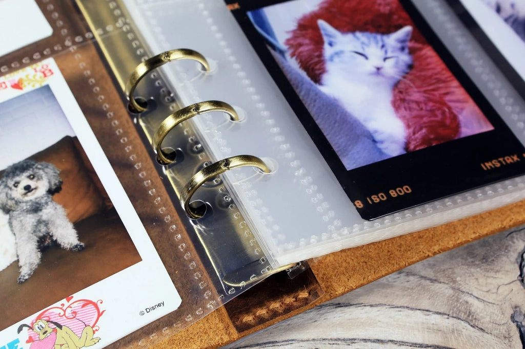 Personalized instax mini photo album with sleeves