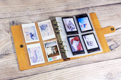 Mini Polaroid Photo Album With Sleeves. Small Custom Wedding Photo