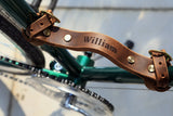 Personalized leather bike bicycle lifter handle