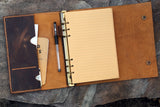 leather A5 planner