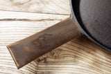 Leather long pot handle cover holder