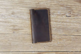 Personalized leather checkbook covers with pen holder