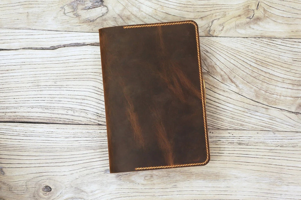 Personalized leather cover case for smart planner pro A5 B5 A4 size
