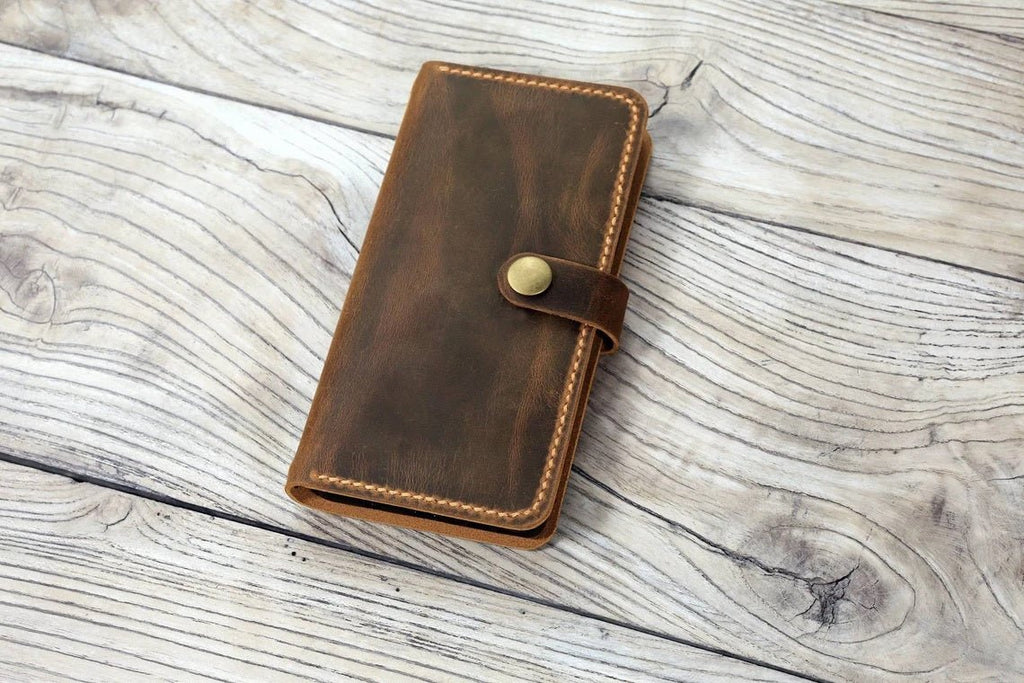 Personalized leather Google Pixel 5 5a 6 Pro case wallet