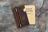 leather field notes sleeve