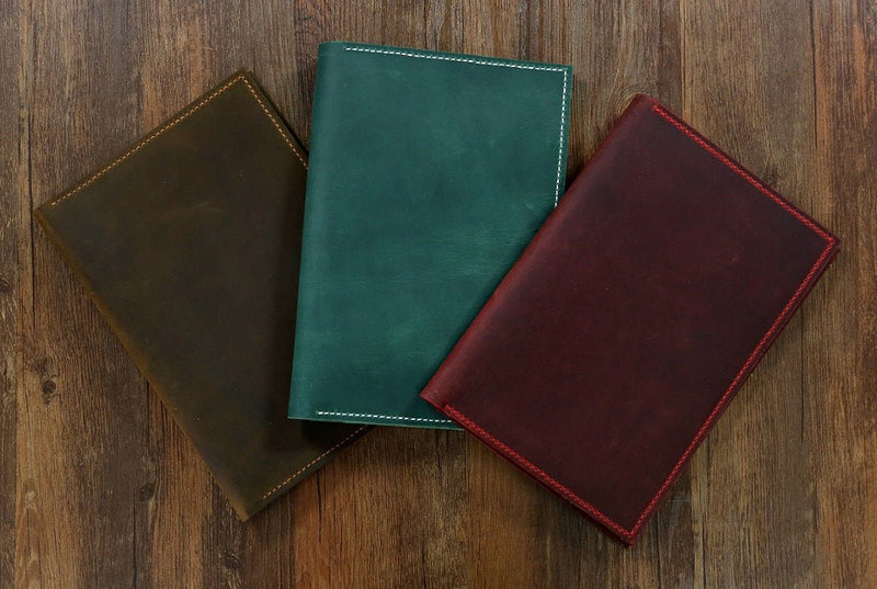 leather turquoise travel notebook