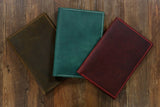 leather turquoise travel notebook