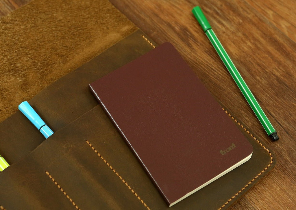 Personalized Retro leather iPad Pro 9.7 case portfolio