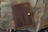 distressed leather rhodia cover