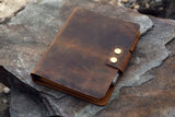 leather A5 travel journal