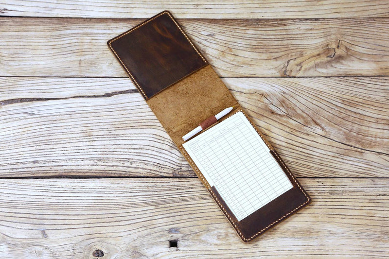 leather yardage book cover