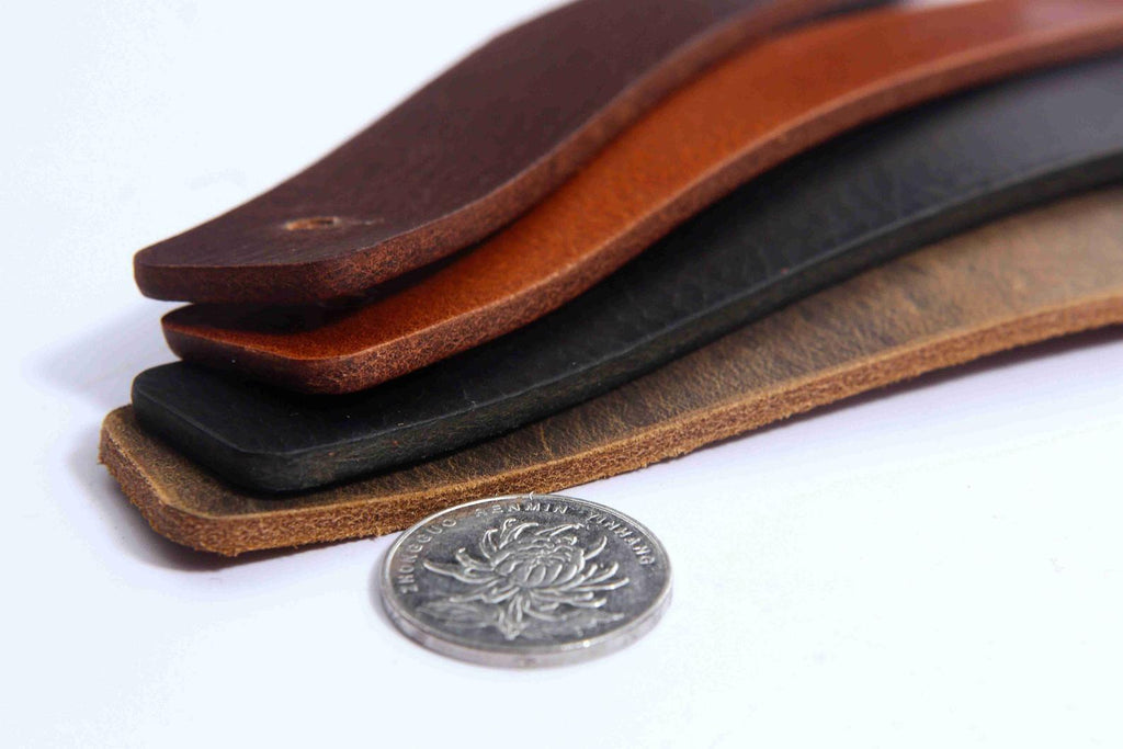 Premium full grain leather dresser handles drawer pulls furniture handles