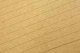Refill kraft paper 6 hole for leather journal inserts 80 sheets (160 pages)