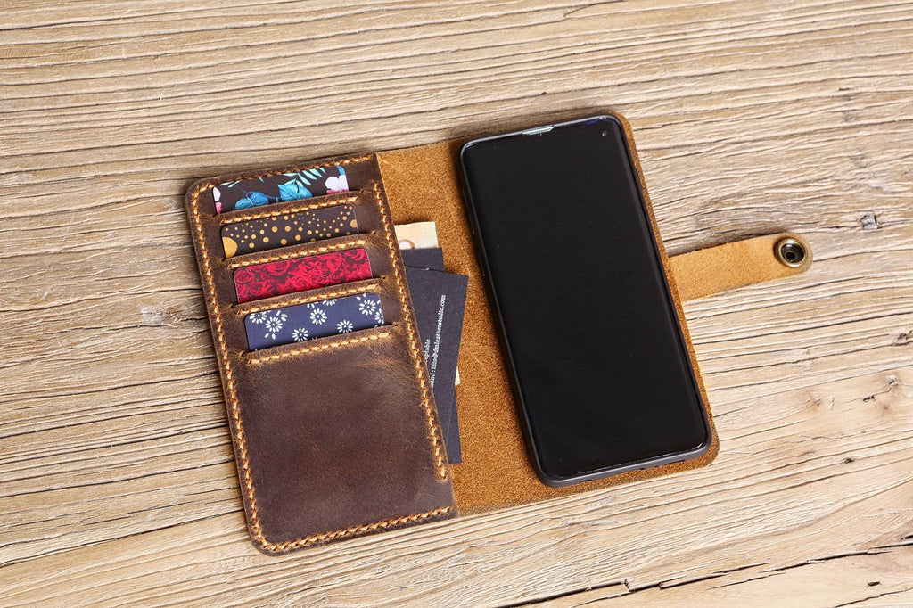 rustic leather cases for galaxy s10 plus