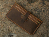 Slim leather iPhone 6 6s 7 plus phone sleeve wallet