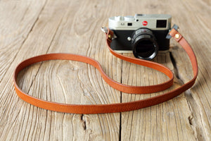 leather camera neck strap