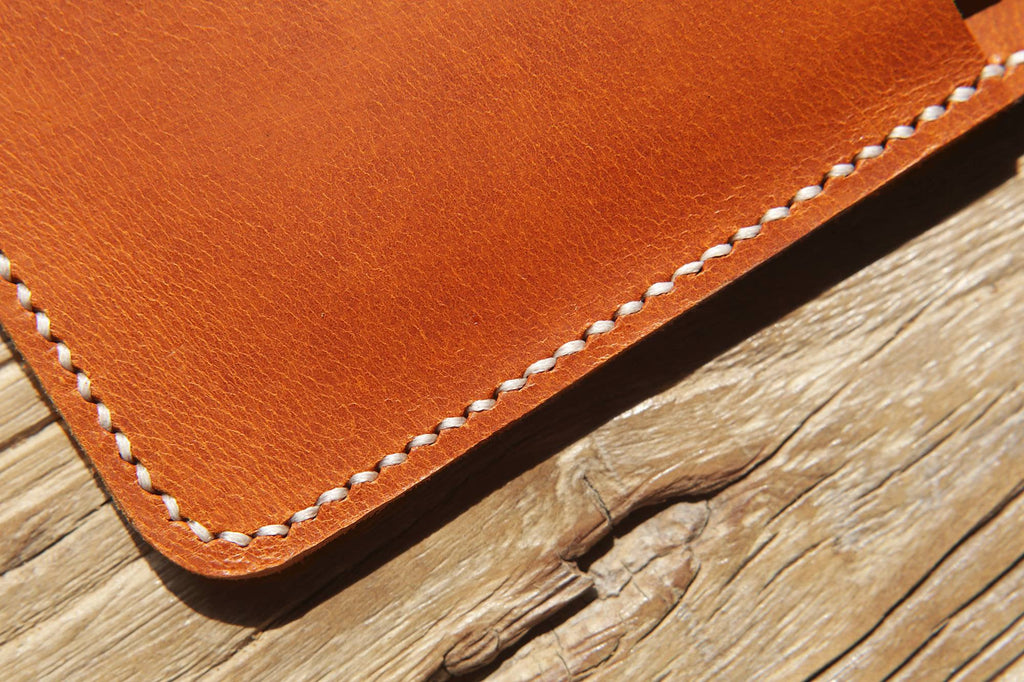vegetable tanned leather composition notebook cover
