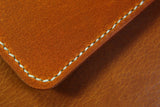 vegetable tanned leather cover for moleskine notebook