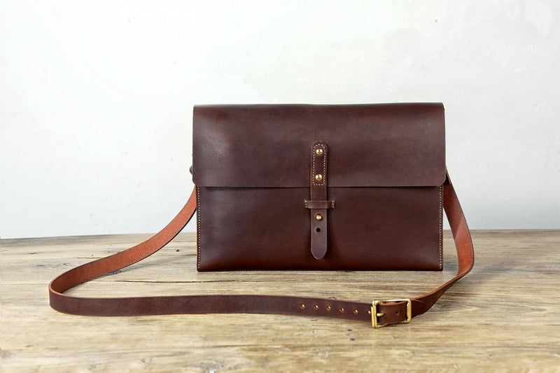 mens full grain leather bag
