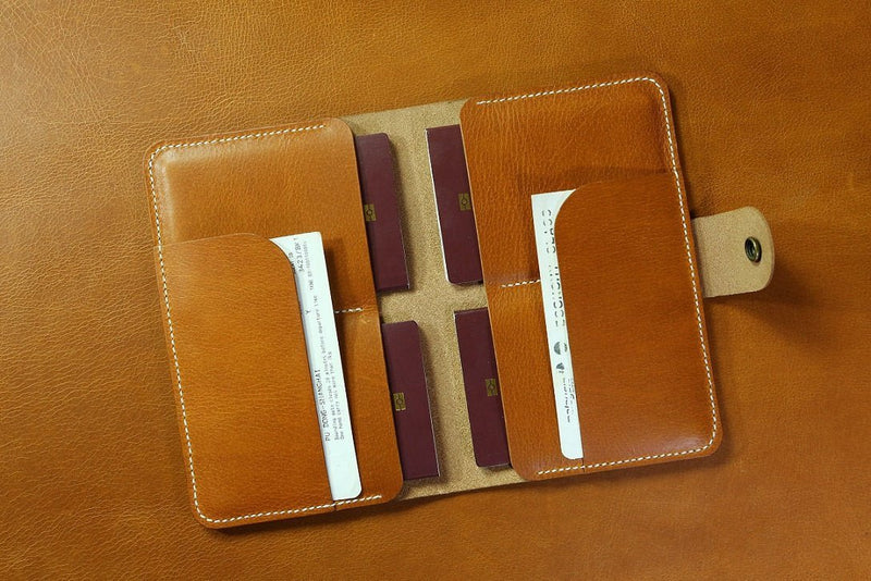 family passport holder for 4