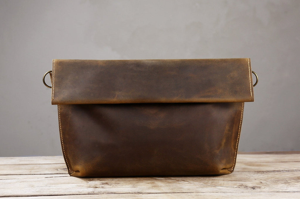 rustic leather crossbody bags