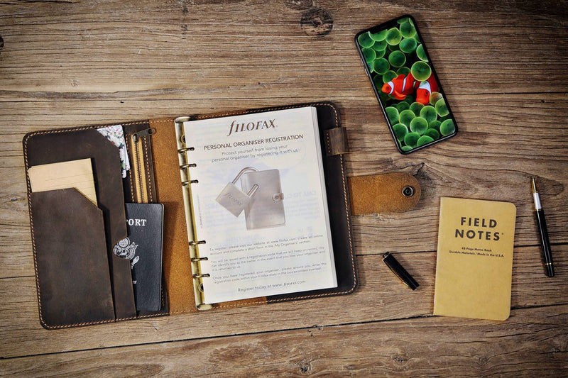 Leather travel journal A5 Size