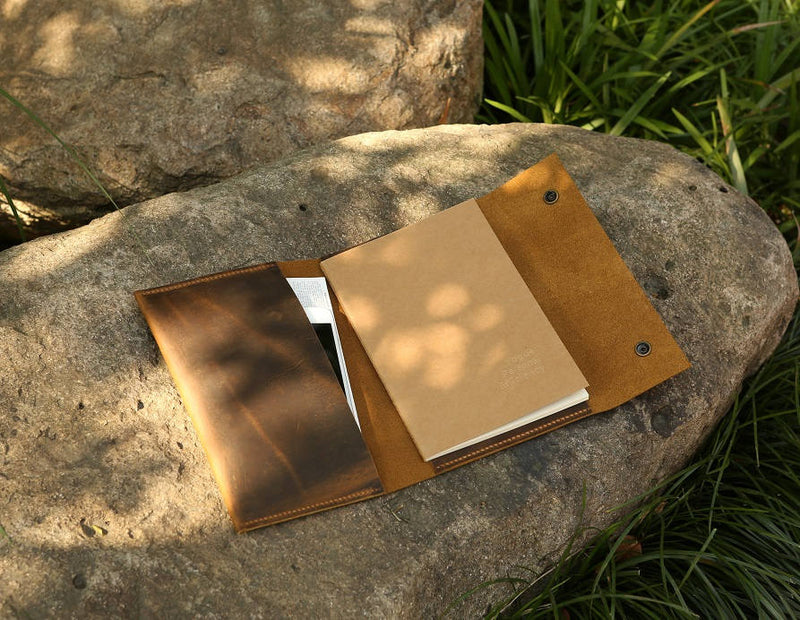 refillable a5 notebook leather cove