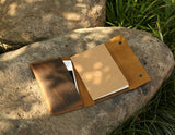 refillable a5 notebook leather cove