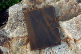 Vintage distressed leather iPad stand cover for 2022 new iPad Pro 12.9 11