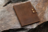 Vintage leather composition notebook book cover
