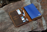 leather A6 travel journal