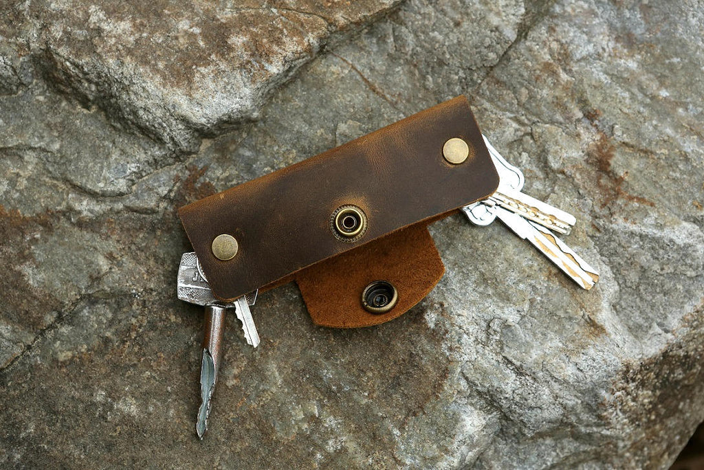 Leather key organizer