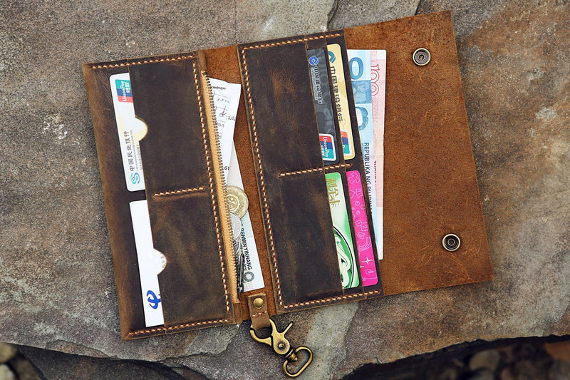 vintage biker wallet