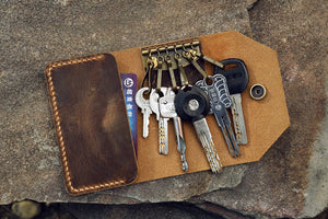 leather key organizer