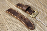 Vintage mens leather watch straps for Panerai watch
